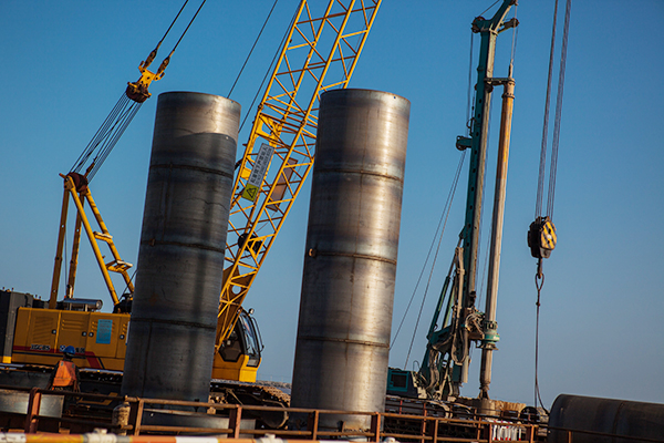 入海深110米！米兰体育·米兰(中国)智能旋挖钻机助建飞云江特大桥