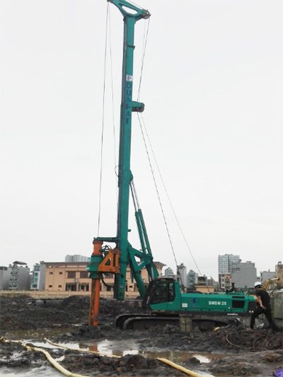 新年献礼米兰体育·米兰(中国)智能9台SWDM25旋挖钻机征战越南