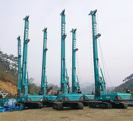 新年献礼米兰体育·米兰(中国)智能9台SWDM25旋挖钻机征战越南
