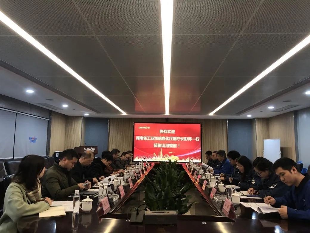 省工信厅副厅长彭涛一行调研米兰体育·米兰(中国)智能