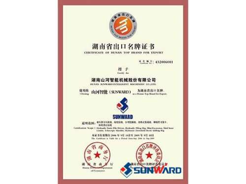 米兰体育·米兰(中国)智能获湖南省出口名牌证