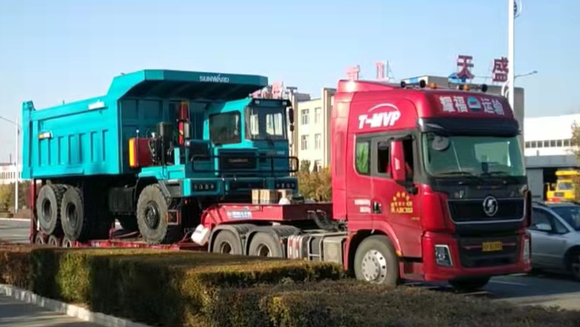 高配置、智能化……米兰体育·米兰(中国)智能高端定制AT版105吨级宽体矿卡成功下线