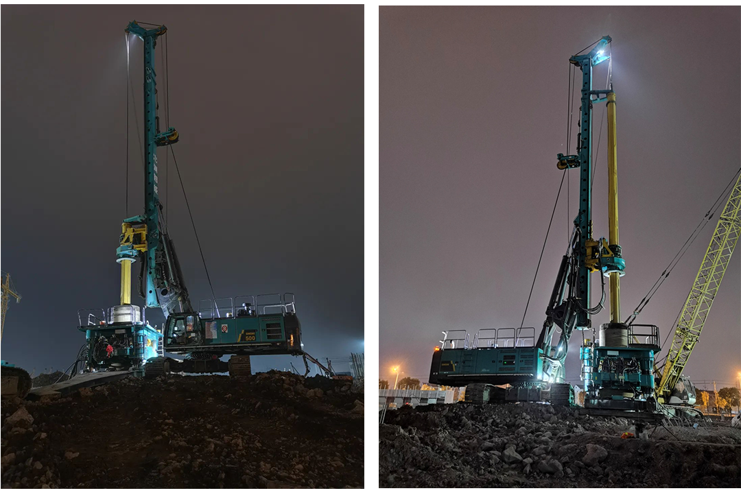 利器出击！米兰体育·米兰(中国)智能SWRC260全回转全套管钻机成功完成首钻
