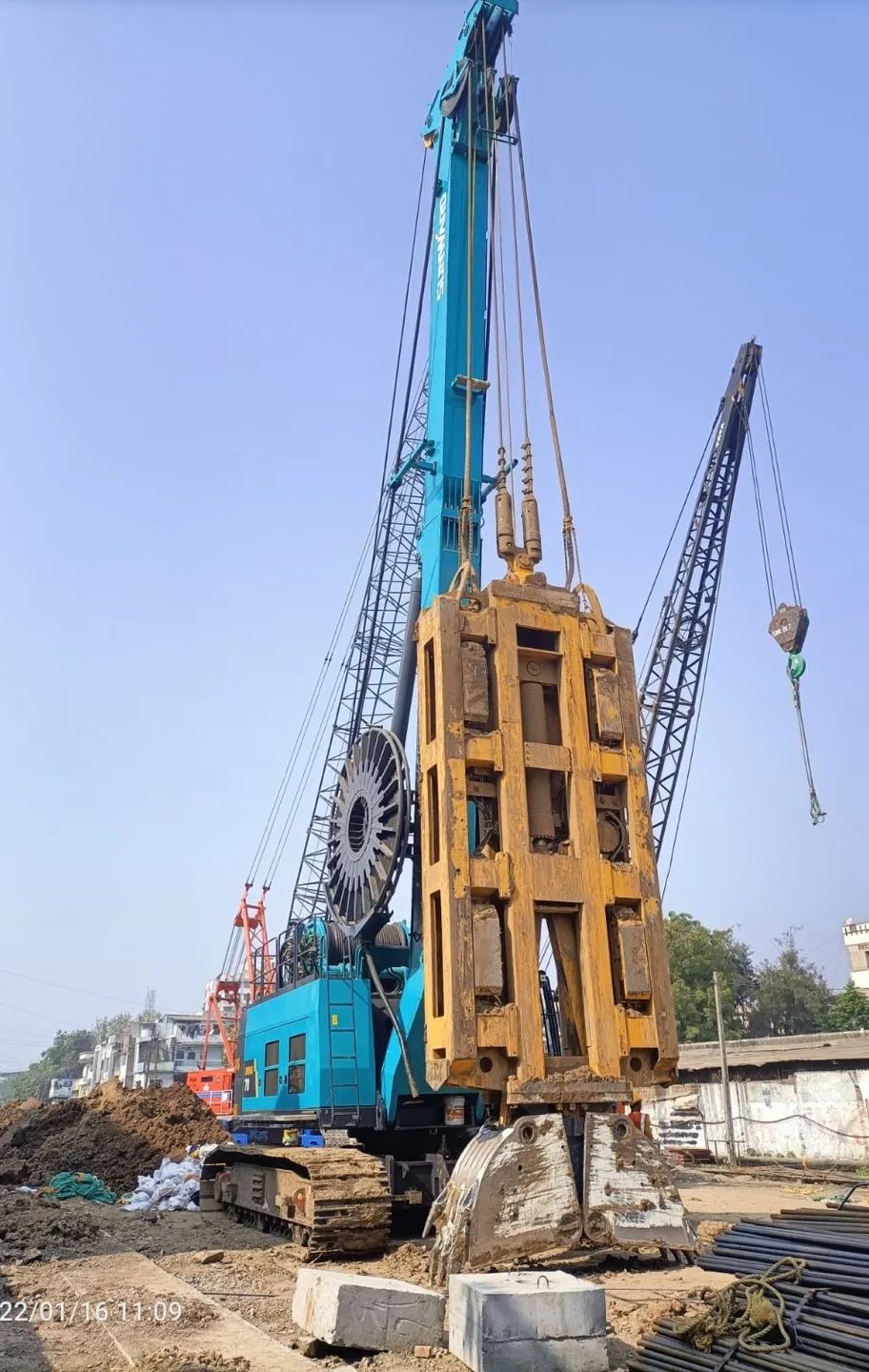 感谢信!米兰体育·米兰(中国)智能SWHG70液压抓斗助力海外基础施工获肯定