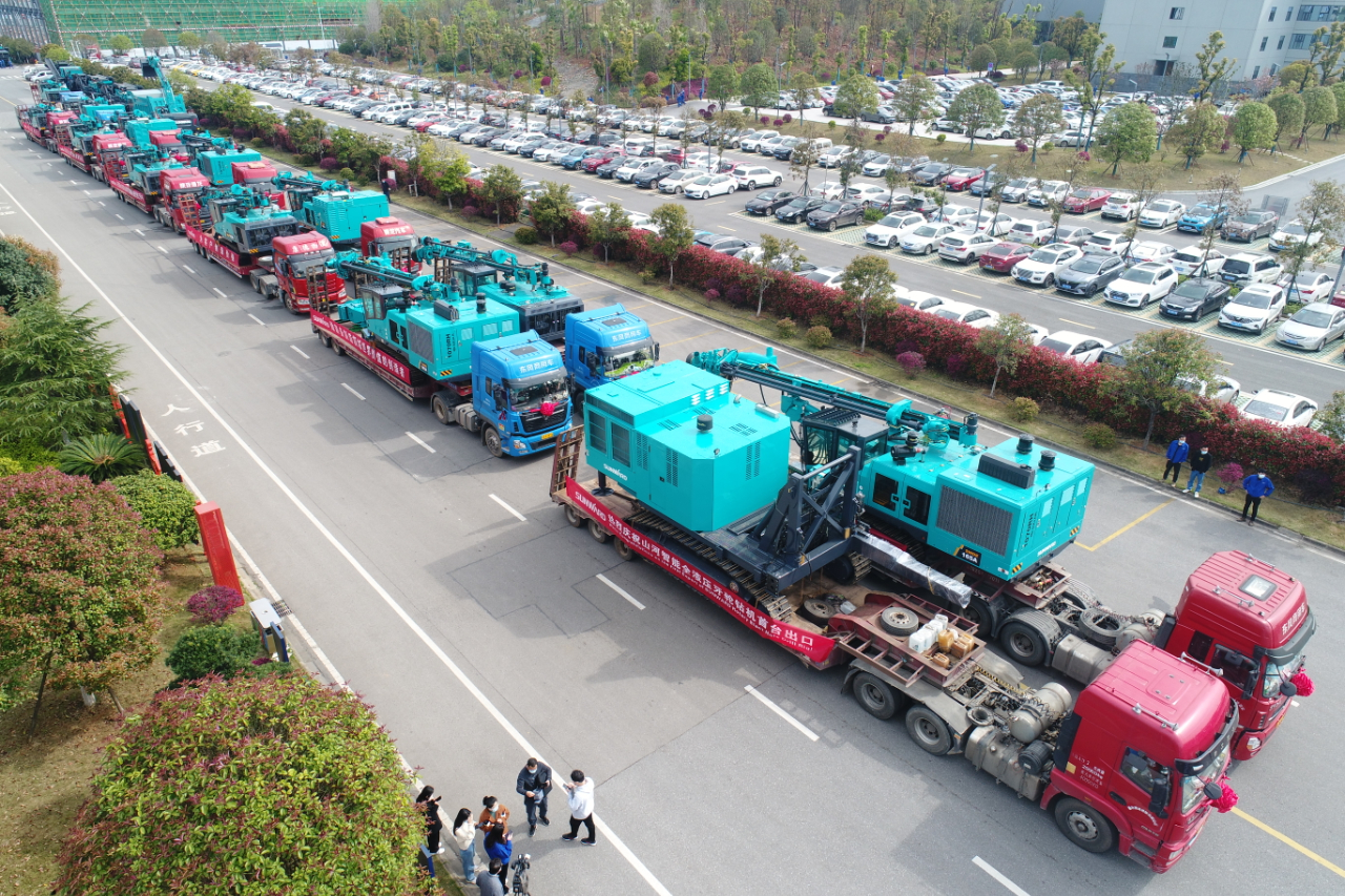 征战全球市场！米兰体育·米兰(中国)智能凿岩设备批量发货