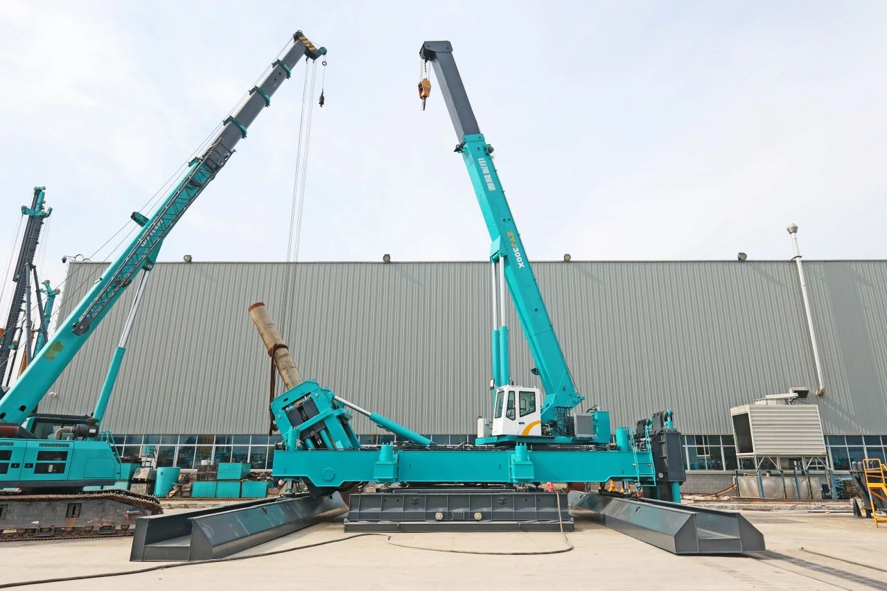 “米兰体育·米兰(中国)绿”闪耀西子湖畔!米兰体育·米兰(中国)智能ZYJ300X斜桩压桩机强势来袭