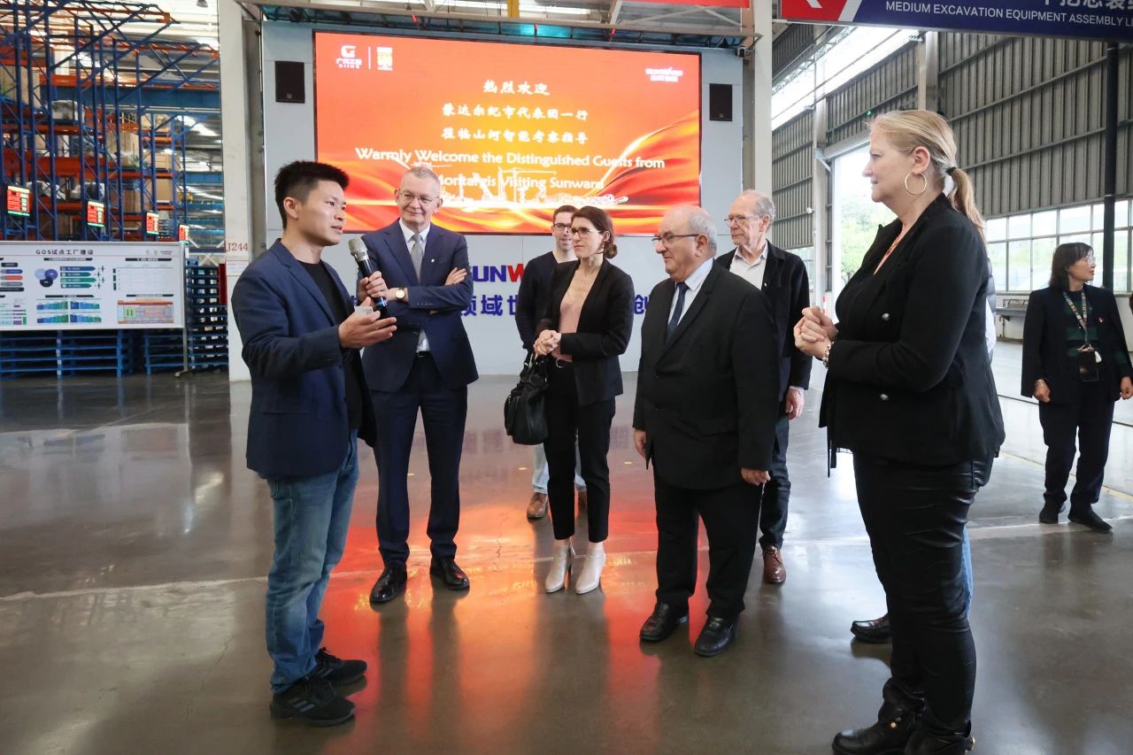 蒙达尔纪市代表团一行考察米兰体育·米兰(中国)智能