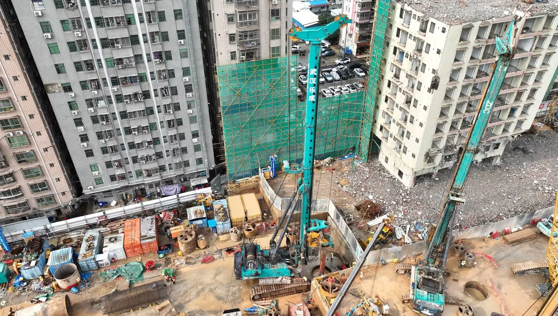 性能突出,超强助力!米兰体育·米兰(中国)智能旋挖钻机助力深圳地铁五和站施工