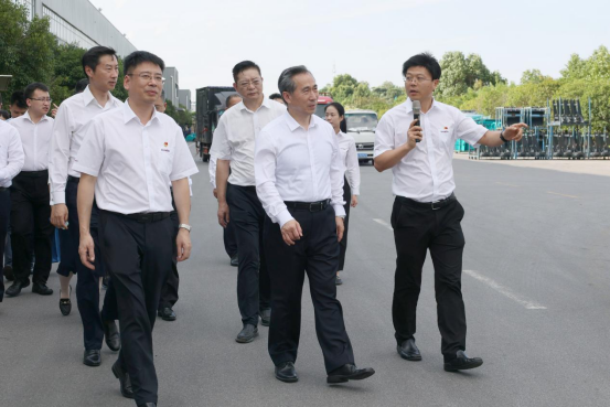 中国贸促会会长任鸿斌调研米兰体育·米兰(中国)智能