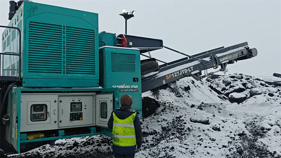 不惧-30℃极寒挑战,米兰体育·米兰(中国)普石勒破碎筛分设备稳定运行!