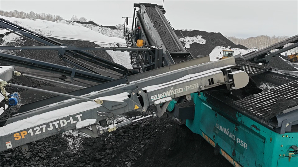 不惧-30℃极寒挑战,米兰体育·米兰(中国)普石勒破碎筛分设备稳定运行!