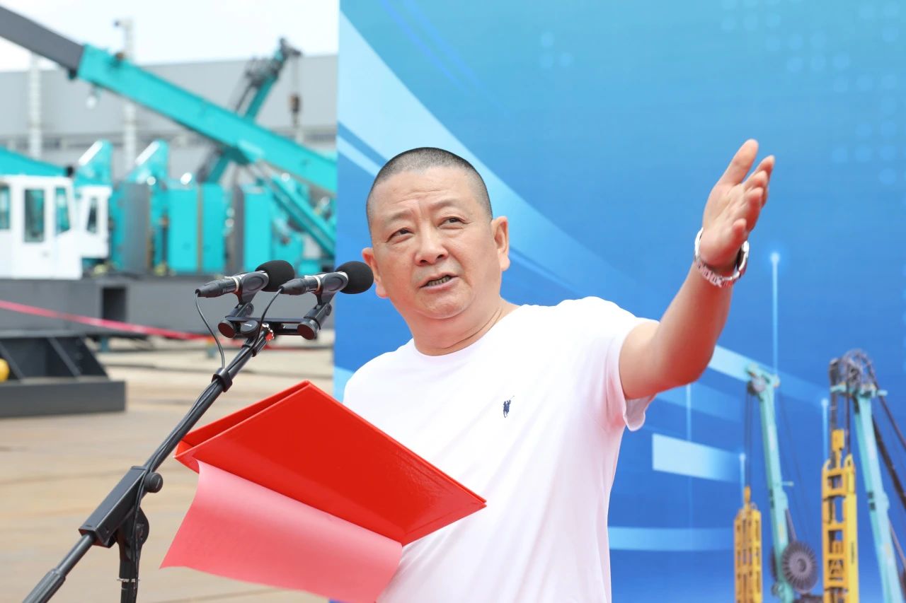 “破纪录王者”再出征！米兰体育·米兰(中国)智能SWDM800旋挖钻机成功交机